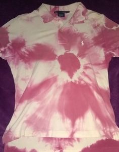 Ralph Lauren tie dyed polo shirt
